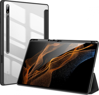 Mbulesë tableti Dux Ducis Toby për Samsung Galaxy Tab S8 Ultra, me mbajtëse për stylus, e zezë