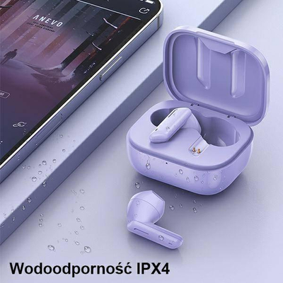 Безжични слушалки TWS Awei T36, Bluetooth 5.1, ANC, зелена