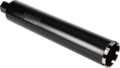 Sharrë cilindrike me diamant Graphite 58G540, 82 mm, 450 mm, e kuqe