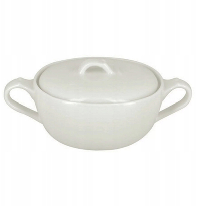 Terrinë supë RAK Porcelain Anna ANSD23, 2.3L, me kapak, filxhan fildishi