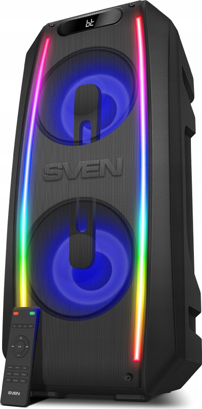 Kутија за музика Sven PS-740, Bluetooth, радио USB NFC, црна