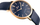 Orë për meshkuj G.Rossi 10853A-6F3, quartz, rrip lëkure, blu