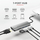 Docking station USB C Trust Dalyx 7 in 1, 4K, 100W, gri