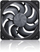 Ventilatorët Noctua NF-A12x25 G2 PWM Sx2-PP chromax.black, 120 mm, 2 copë, të zinj