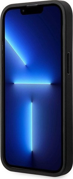 Këllëf telefoni BMW BMHMP14L22RFGK për iPhone 14 Pro, lëkurë, me MagSafe, i zi