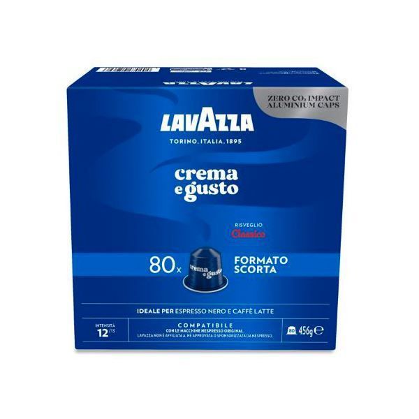 Lavazza Crema e Gusto Classico, përzierje kompatibile me Nespresso® (80 kapsula)