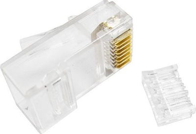 Prizë modulare RJ45 Extra Digital TV992324, UTP CAT6, pako me 100 copë, transparente