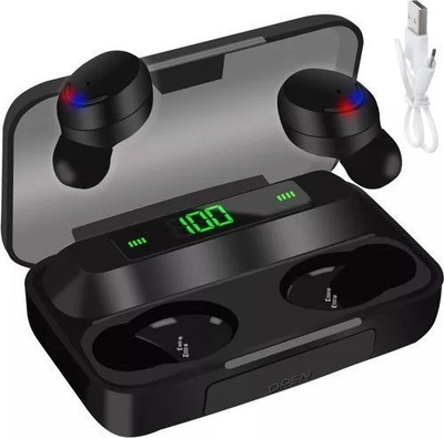 Kufje pa kabllo IZOXIS In Ear, Bluetooth 5.1, power bank 2200mAh, të zeza