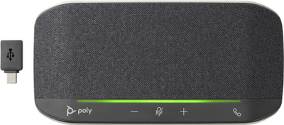 Speakerphone HP Poly Sync 10, USB, me kabllo USB A në USB C, i zi