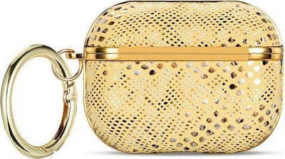 Mbrojtëse Beline AirPods Elegance për AirPods 3, me karabinë, ngjyrë gold