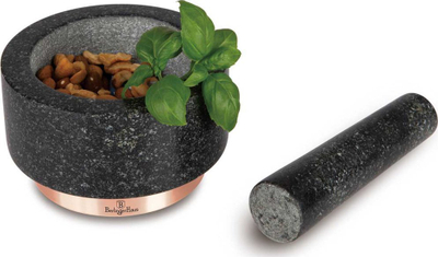 Havanicë Berlinger Haus Black Rose BH-8608, granit, 14 x 8 cm, e zezë