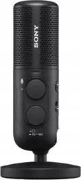 Mikrofon pa tel Sony ECM-S1, për streaming dhe podcast, i zi