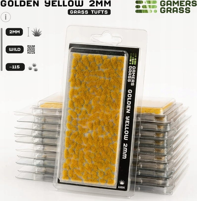 Tufa bari dekorativ GamersGrass Golden Yellow, 2mm, e verdhë