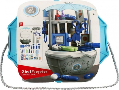 Set lodër mjeku Mega Creative MEDICAL SET, me shportë, blu gri