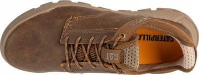Këpucë për meshkuj Caterpillar Hex Lite Leather M P726318, lëkurë natyrale, shollë gome, kafe