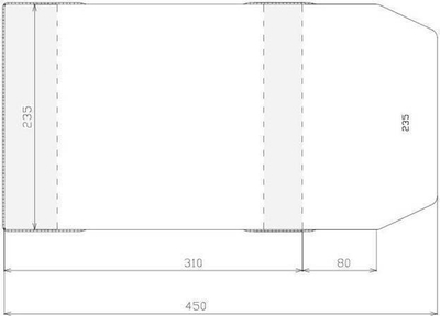 Mbulues dokumentesh Stack Adjustable, 235x390mm, set 50 copë, transparent