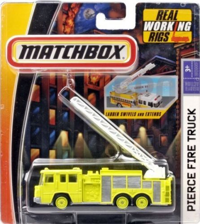 Lodër kamion zjarrfikës Mattel Task Vehicles, i verdhë