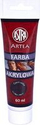 Ngjyrë akrilike Astra, tub 60 ml, soot black, e zezë