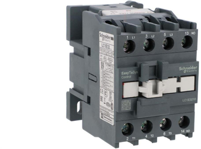 Контактор Schneider Electric TeSys LC1E3210P7, 3 фази, сив
