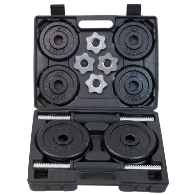 Set hantelash Eb Fit 585470, gize, 2 x 9.5 kg, i zi
