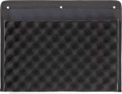 Panel me shkumë mbrojtëse B&amp;W LP/6000, me xhep dokumentesh, i zi