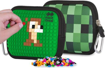 Portofol Pixie Crew Storage Pouch, panel silikoni, 15 cm, jeshil