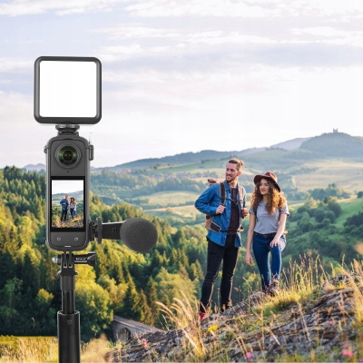 Kornizë montuese Puluz për Insta360 X4, 2x ISO, e zezë