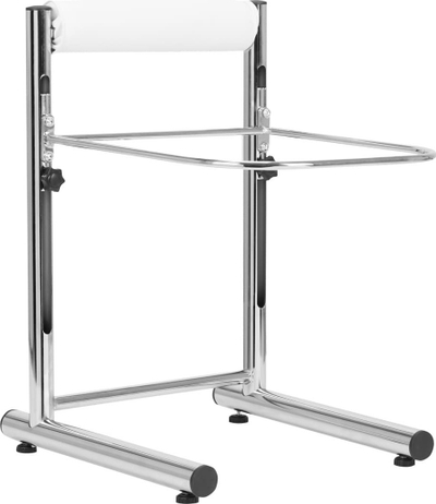 Tabaka pedikyri Activeshop, me lartësi që e çon lart e poshtë, metal krom