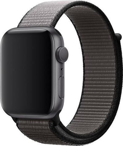 Rrip për orë të mençur Wotchi Apple Watch, e hirtë/zezë, 38/ 40/ 41 mm