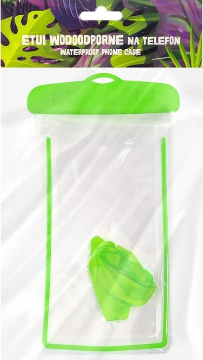 Qese ujore për telefon Waterproof Phone Case, me varëse, jeshile