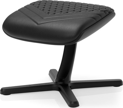 Mbështetëse këmbësh noblechairs Footrest 2, lëkurë natyrale, e zezë