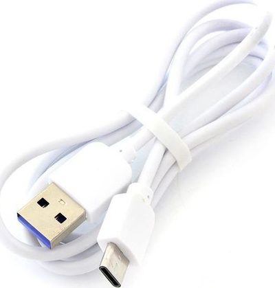 Kabllo USB Hertz V31AC-KK21K, USB-A me USB-C, 1 m, e bardhë