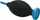 Четка со воздух за камера VisibleDust Zee Pro Blower, двоен филтер, професионална, сина