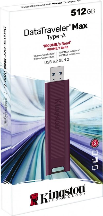 USB Kingston DataTraveler Max, 512 GB 
