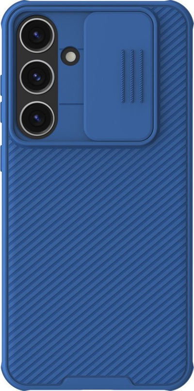 Mbulesë telefoni Nillkin CamShield Pro për Samsung Galaxy S24 Plus, mbrojtje me kapak kamere, TPU PC, blu