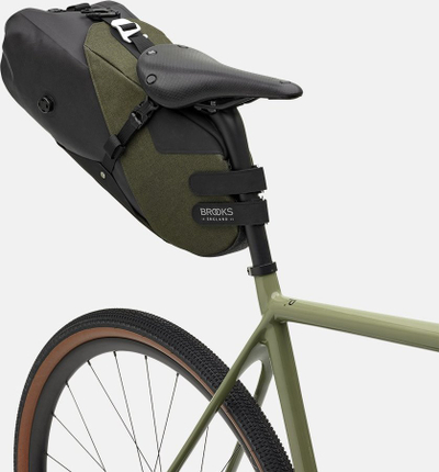 Çantë sedile biçiklete Brooks Scape Seat Bag, 8L, i papërshkueshëm nga uji IPX4, jeshile Mud