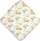 Mbështjellës bebe PEONY Baby Nest Cone, 75x75 cm, pambuk, me volan