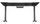 Tavolinë Endorfy Atlas L Electric, 1500x780mm, e zezë