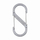 Karabinë Nite Ize S Biner Dual #4 SB4 03 11, çelik inox, argjendtë