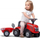 Traktor lodër Massey Ferguson FA241C, me rimorkio dhe vegla, i kuq
