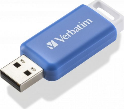 USB Verbatim V DataBar, 64GB, USB 2.0, i kaltër