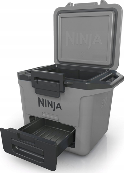Frigorifer portativ Ninja FrostVault FB131EUGY, 28L, me sirtar Dry Zone, ngjyrë gri