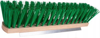 Kokë fshese Geko G65032, 40cm, fijë plastike për oborr, jeshile