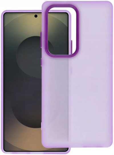 Маска за телефон OEM SAPPY за Xiaomi Redmi Note 14 Pro 4G, полупроѕирна, TPU PC, виолетова