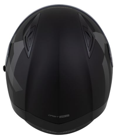 Helmetë integral Cassida Orbit Grind 2026, polikarbonat, vizor dielli, i zi mat gri