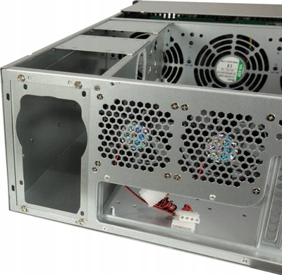Kuti serveri Inter-Tech IPC Storage 4U-4724, rack 4U, 24x hot swap, e zezë