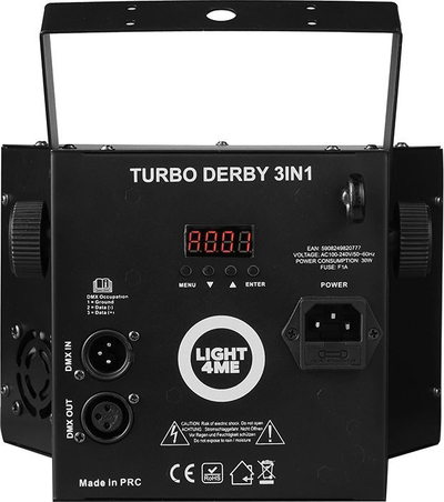 Pajisje drite LED Derby Effect RGBW UV, efekte DJ, e zezë
