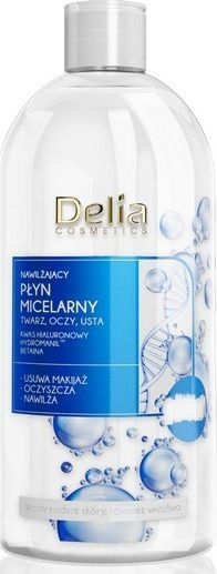 Ujë micelar Delia Moisturizing, për çdo lloj lëkure, hidratues, 500 ml