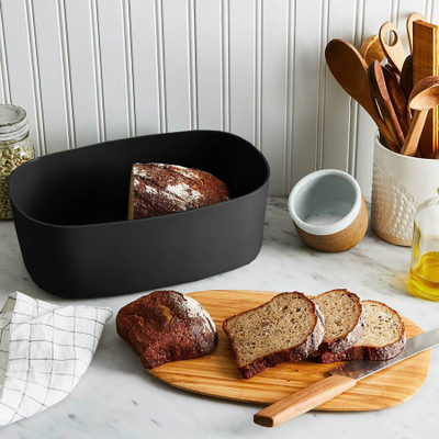 Kuti buke Feel Maestro MR-1776, plastikë dhe dru, 34.5 x 13 x 23.5 cm, e zezë