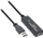 Kabllo USB InLine 35656, USB A mashkull në USB A femër, 15 m, e zezë
